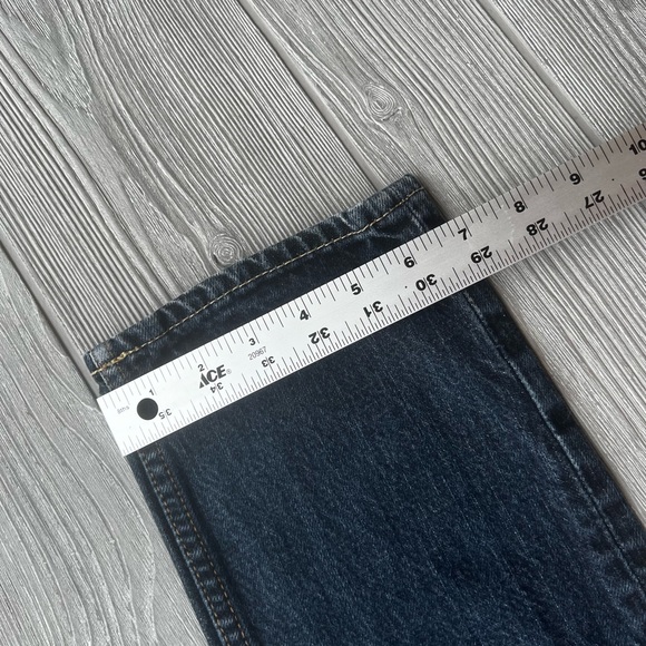 100% Cotton Abercrombie Kids Boys Straight Jeans Dark Wash Size 14 - Picture 10 of 10